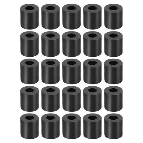 Vista 7 de YOKIVE 300 Pcs Black Round Spacer, Not Threaded Washers with High Insulation Effect, Keep Height Consistent, Great for M3 Screws (ABS, 3.2mmx7mmx2mm)