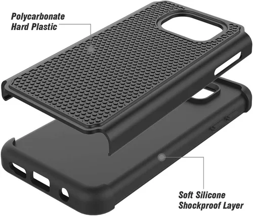 Vista 7 de Funda para Galaxy S7, a prueba de golpes, funda protectora para Samsung Galaxy S7 (5.1 pulgadas, 2016) [negro]