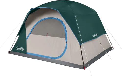 Vista 12 de Coleman Skydome Camping Tent with 5 Minute Setup, 2/4/6/8 Person Weatherproof Tent with Rainfly & Carry Bag, 20% More Headroom Than Traditional
