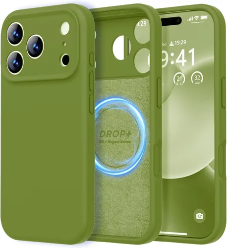 Vista 245 de LOVE 3000 Diseñada para Funda iPhone Air, Silicona Premium [Compatible con Magsafe][Forro de Microfibra Suave Anti-Rayones] Funda Protectora