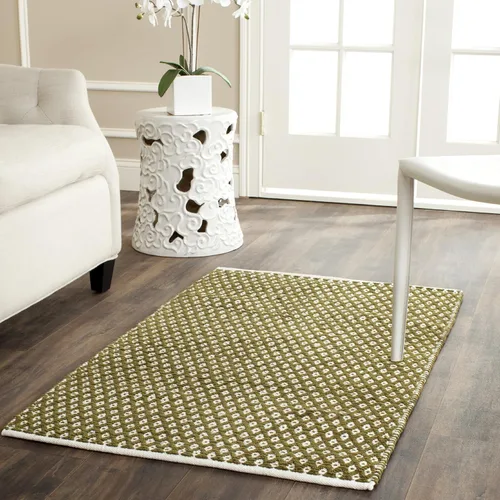 Vista 25 de Safavieh Boston - Colección BOS685A - alfombra de área de algodón, hecha a mano, color café, Algodón, Anaranjado