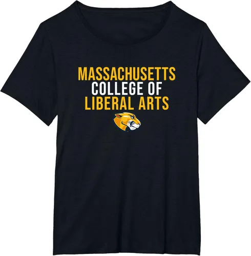 Vista 10 de Mass Liberal Arts MCLA Trailblazers - Camiseta apilada, Negro
