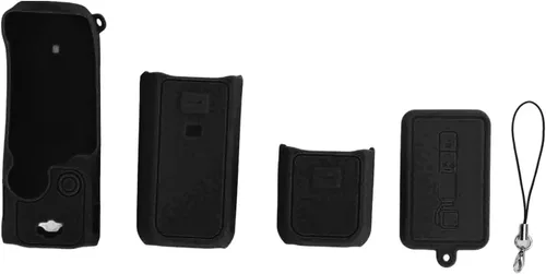 Vista 5 de Accesorios para cámara de acción, funda protectora a prueba de golpes, funda de silicona para bolsillo 3 con placa de cubierta de pantalla, fácil