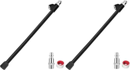 Vista 9 de GODESON Portabrocas de aire, Portabrocas de aire de 12" de alcance extendido para neumáticos, Portabrocas de aire de doble cabezal resistente