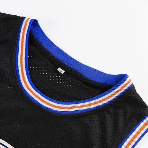 Vista 2 de Camiseta de baloncesto juvenil para niños bichos #1Lola #10, camiseta deportiva de película espacial, disfraz de Halloween, blanconegro, XS-XL