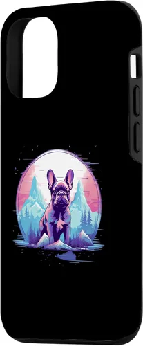 Vista 2 de Funda para iPhone 14 Bulldog Francés para hombres, mujeres y niños
