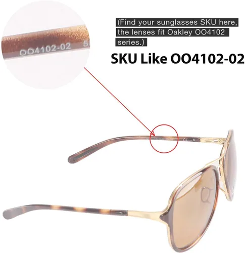 Vista 3 de Walleva - Lentes de repuesto para gafas de sol Oakley Kickback