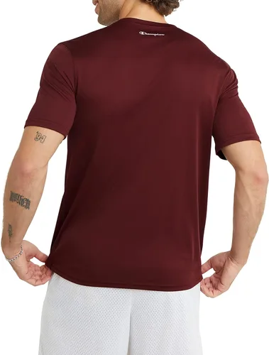 Vista 2 de Champion Camiseta para hombre, camiseta deportiva de doble secado, camiseta de manga corta con cuello redondo para hombre (regular o grande y alto)
