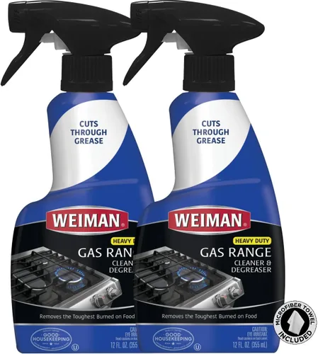 Vista 10 de Limpiador de cocina a gas Weiman, envase ahorrador, 6 a 24 paquetes cada uno de 12 oz, _, Paquete de 10