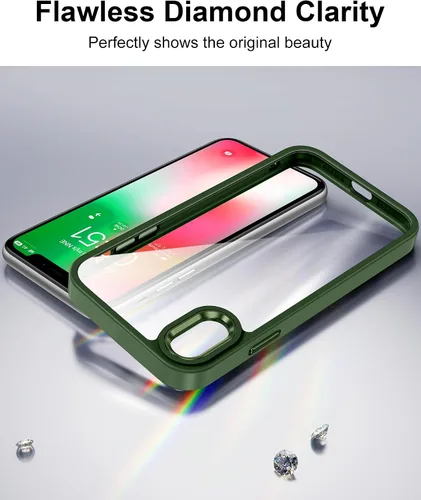 Vista 128 de HOOMIL Funda para iPhone 7 Plus/iPhone 8 Plus de 5.5 Pulgadas, sin amarillamiento, protección contra caídas, cubierta trasera dura transparente