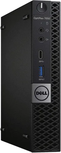 Vista 2 de Dell Optiplex 7050 Micro escritorio, Intel i7, 16 GB de RAM, SSD de 256 GB, WiFi, teclado y mouse, Windows 11 Pro (renovado)