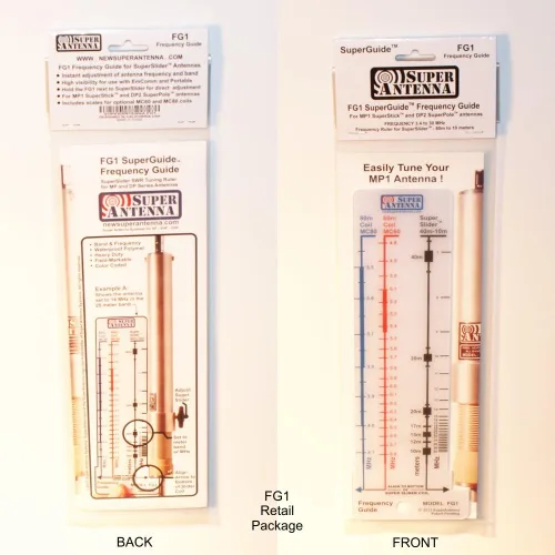 Vista 3 de FG1 Frequency Guide HF SWR Ruler for MP1 ham Radio Amateur
