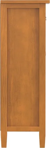 Vista 12 de SIMPLIHOME Warm Shaker 36" gabinete de madera maciza en marrón dorado claro