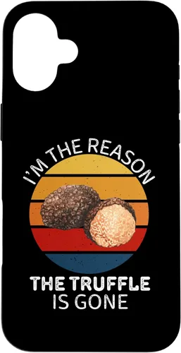 Vista 23 de Vintage I'm The Reason Truffle is Gone Food Lover Case for iPhone 16