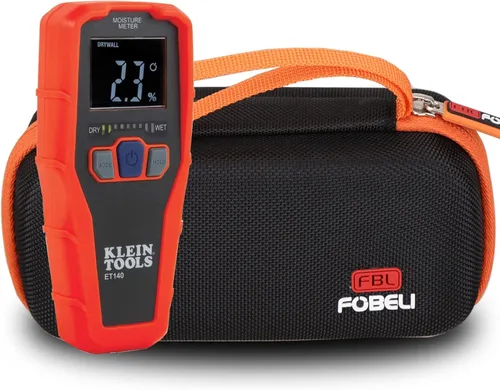 Vista 5 de FBLFOBELI - Estuche rígido para medidor de humedad Klein Tools ET140, juego de herramientas 80023P EVA Hard Shell, Home Inspector Tool Kit Case