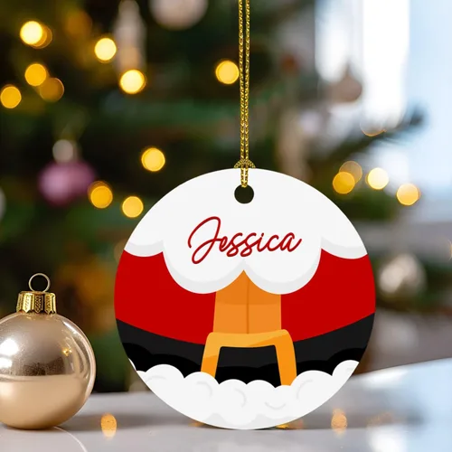 Vista 5 de Adorno de Navidad personalizado, adorno de Navidad personalizado para hijo/hija, recuerdos de vacaciones para padres y bebés