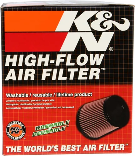Vista 5 de K&N Filtro de aire del motor: Aumenta la potencia y la aceleración, lavable, Premium, Filtro de aire de repuesto para automóvil: compatible