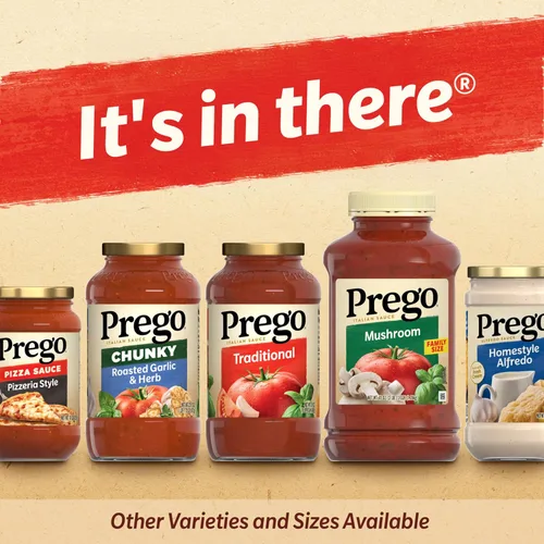 Vista 5 de Prego Salsa de carne boloñesa, tarro de 23.5 onzas