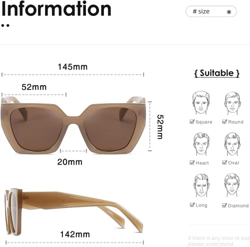Vista 3 de kimorn Gafas de sol para mujeres y hombres de moda retro gafas de sol de moda K1354
