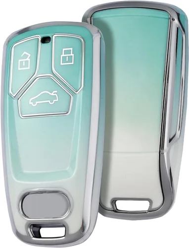 Vista 9 de ELOHEI Funda para Llavero de Audi, Cubierta de TPU Suave Premium con Protección Completa de 360 Grados, Accesorios de Estuche para Llave Compatible