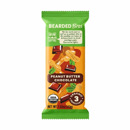 Vista 11 de Bearded Brothers Barras energéticas veganas orgánicas, sin gluten ni soja, paleo, enteras 30 Sin OMG, bajas glucémicas, altas en proteínas, fibra