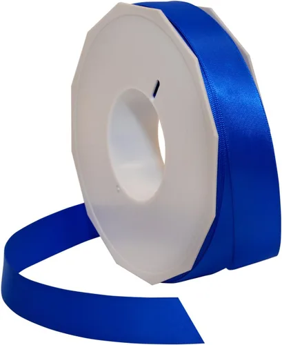 Vista 22 de Morex Ribbon Neon Brights Satinado, 5/8 pulgadas por 50 yardas, azul rey