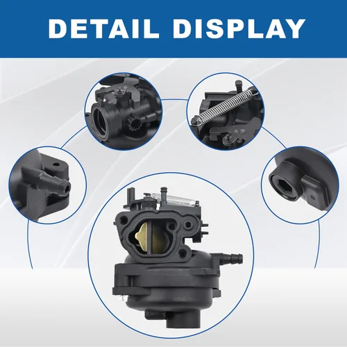 Vista 6 de 799584 Carburador para cortacésped Troy Bilt TB110 TB200 B110 B&S 09P702 550EX, 625EX, 675EX, 725EXI 140cc Motores Reemplaza 594058 594057 592361