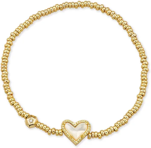 Vista 6 de Kendra Scott Pulsera elástica de corazón Ari, joyería de moda para mujer