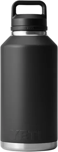 Vista 7 de Yeti Rambler - Botella de 64 onzas, aislada al vacío, de acero inoxidable, con tapa para sorber, color negro.