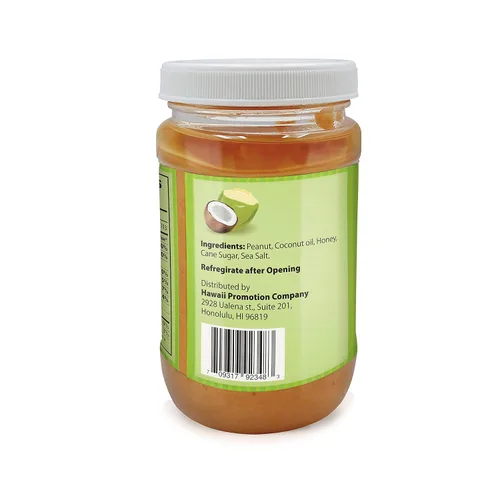 Vista 3 de Hawaii Selection /Mantequilla de maní/Estilo premium para el hogar/Coco/8oz (255g)