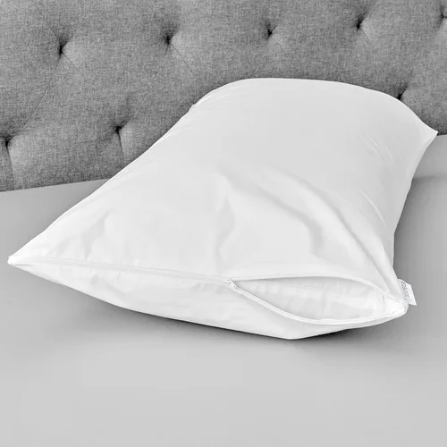 Vista 6 de AllerEase - Protector de almohada duradero con cremallera y lavado con agua caliente, transpirable, protección avanzada, lavable a máquina
