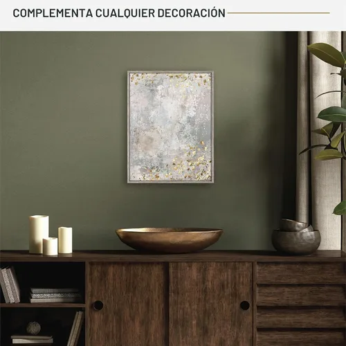 Vista 59 de MCS - Marco flotante de lona, 12 x 16, negro y dorado, paquete de 1
