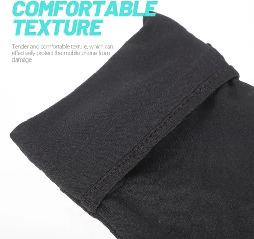 Vista 4 de UKCOCO Brazalete ajustable para teléfono deportivo para correr, soporte ligero para teléfono celular con bolsa de muñeca transpirable, accesorio