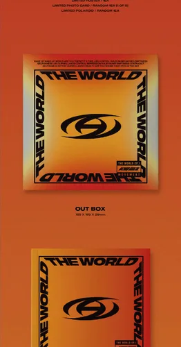 Vista 2 de DREAMUS ATEEZ The World EP.1: Álbum de movimiento versión Z CD+1p póster+1p letras plegables en el paquete+72p Photobooklet+1ea calcomanía+1p