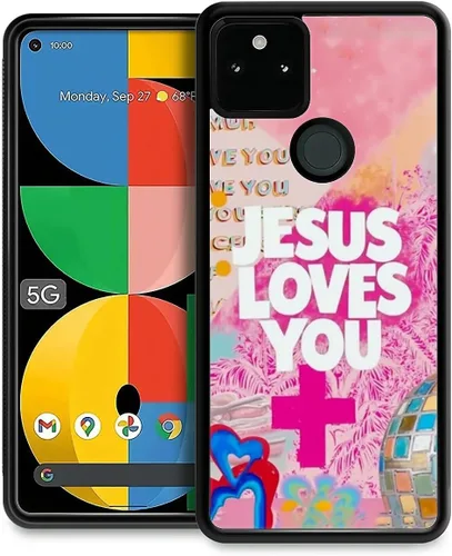 Vista 101 de CARLOCA Funda compatible con Google Pixel 4A 5G, diseño gráfico de moda, a prueba de golpes, antiarañazos, protección contra caídas, para Google