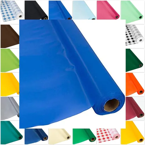 Vista 17 de DIY Craft - Rollo de plástico negro para mesa de banquete, 300 pies de largo (26 colores)