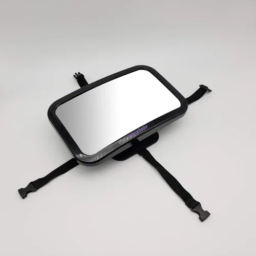 Vista 7 de Espejo de asiento trasero para bebé - Vista segura al bebé en el asiento trasero - Vista completa de 180 grados de tu recién nacido desde tu espejo