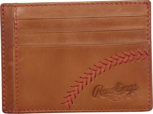 Vista 6 de Rawlings Colección de carteras de bolsillo frontal para hombres Cuero genuino Múltiples estilos y colores Negro Cash Pocket