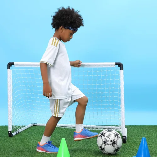 Vista 3 de Hawkwell Tenis de fútbol unisex con cordones para niños y niñas (niños pequeñosniños grandes)
