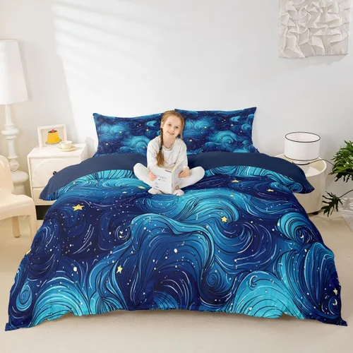 Vista 12 de Erosebridal Funda de edredón de madera con puerta de granero, juegos de ropa de cama estilo occidental, tamaño Queen, funda de edredón rústica