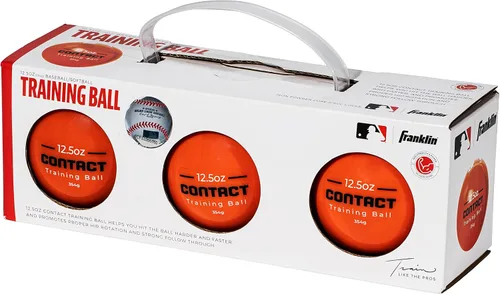 Vista 7 de Franklin Sports MLB Home Run - Pelota de entrenamiento - 12.5 onzas - Paquete de 3