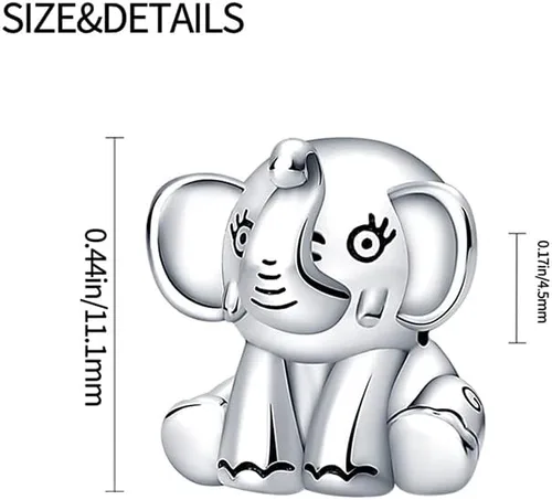 Vista 4 de LIGHTDOG 925 Sterling Silver Beads Charms fits Pandora Charm Bracelets for Woman Cartoon Avatar Dangle Pendant Bead,Girl Jewelry Beads Gifts for