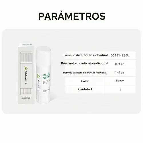 Vista 7 de Creality Barras de pegamento para impresora 3D para cama caliente, reducción de deformación, impresora 3D, adhesivo de cama PVP sólido impresión 3D