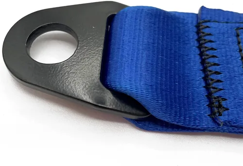 Vista 4 de Sparco 01638AZ Gancho de remolque de rendimiento con cinta - Azul - máx. 2000 kg - agujero de 16 mm