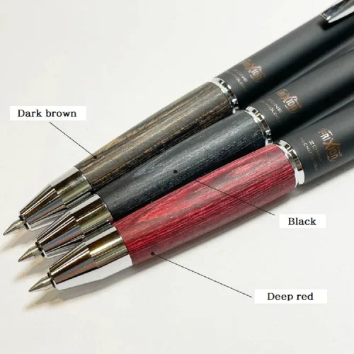 Vista 4 de Pilot Japan Frixion Ball Knock Zone Gel Ink Bolígrafo Negro 0.020 in Tinta Negra LFBKZ-2SEF-B Importación de Japón con lápiz óptico original