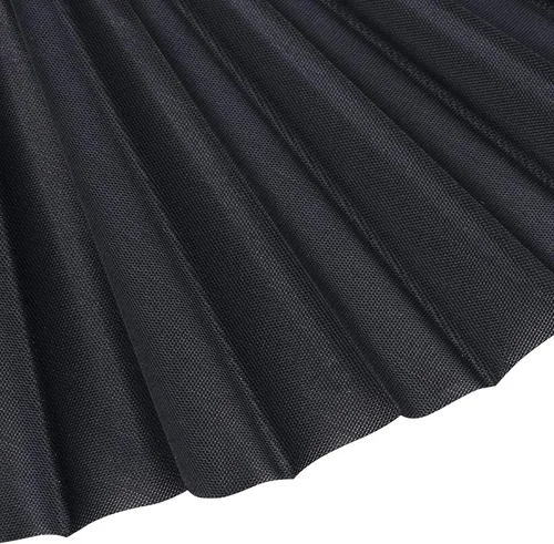 Vista 3 de Yolyoo 12 abanicos de mano plegables negros, abanicos de tela, estilo chino, japonés, para verano, para fiestas, bodas, regalos, decoración