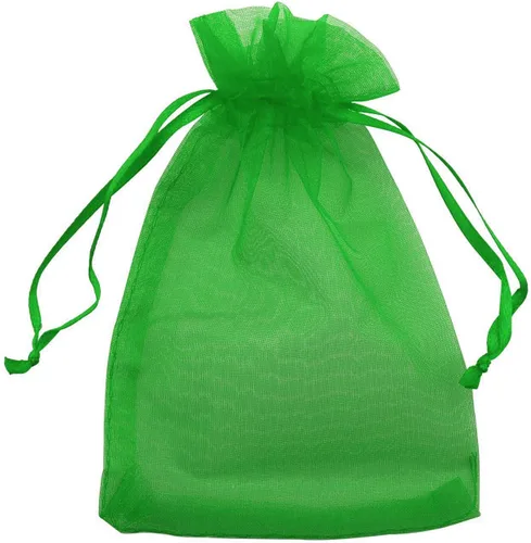 Vista 6 de Allgala 100 bolsas de regalo Orangza PF53400 con cordón, 8 x 12 pulgadas, surtidas
