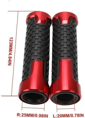 Vista 3 de Motorcycle for Suzuki VSTROM650 VSTROM 650 2011 2012 2013 2014 2015 2016 2017 Motorcycle 7/8'' 22mm Handlebar Hand Grips Handle Bar (Color : Black)