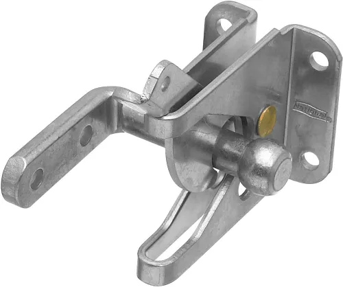 Vista 5 de National Hardware N101-337 V22 Pestillo automático para portón en color negro, paquete de 1