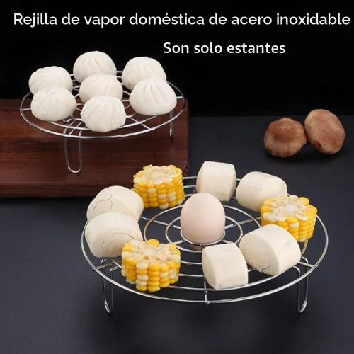 Vista 6 de Estante de vapor, soporte de estante de vapor de acero inoxidable